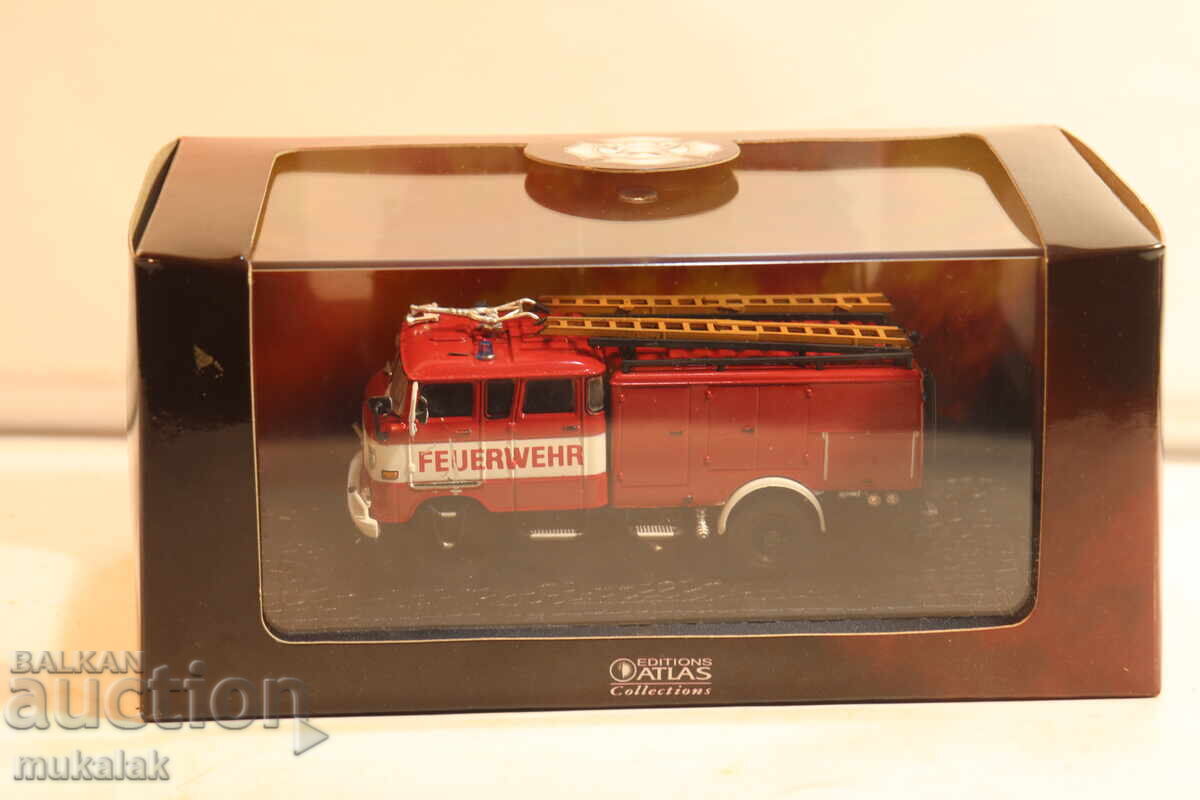1/72  ATLAS  ИФА   IFA  КАМИОН ПОЖАРНА   МОДЕЛ КОЛИЧКА