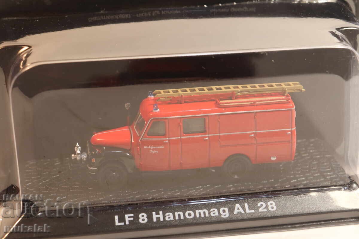 1/72  HANOMAG  КАМИОН ПОЖАРНА   МОДЕЛ КОЛИЧКА с цена € 9.00 | 17.60 лв.