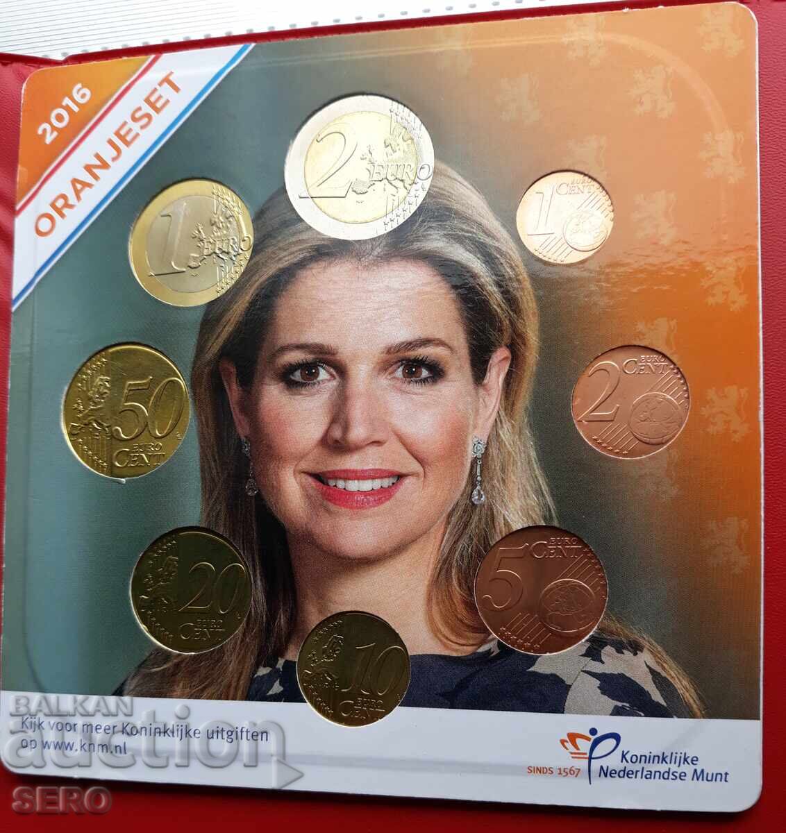 Netherlands-SET 2016 of 8 euro coins