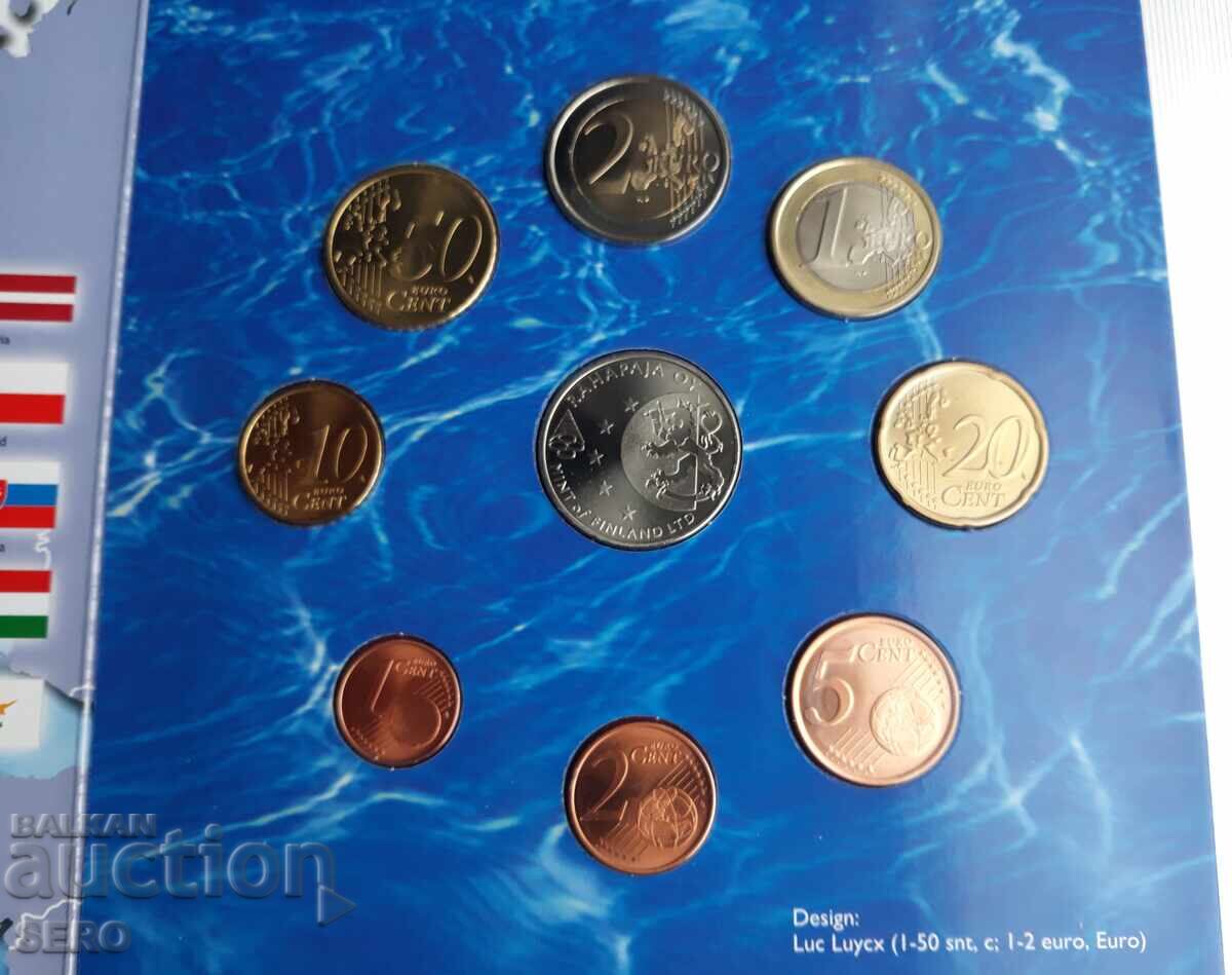 Finland-SET 2004 of 8 euro coins.medal - 5