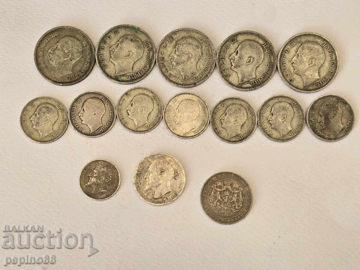 Б.З.Ц Лот Сребърни Царски монети - 9