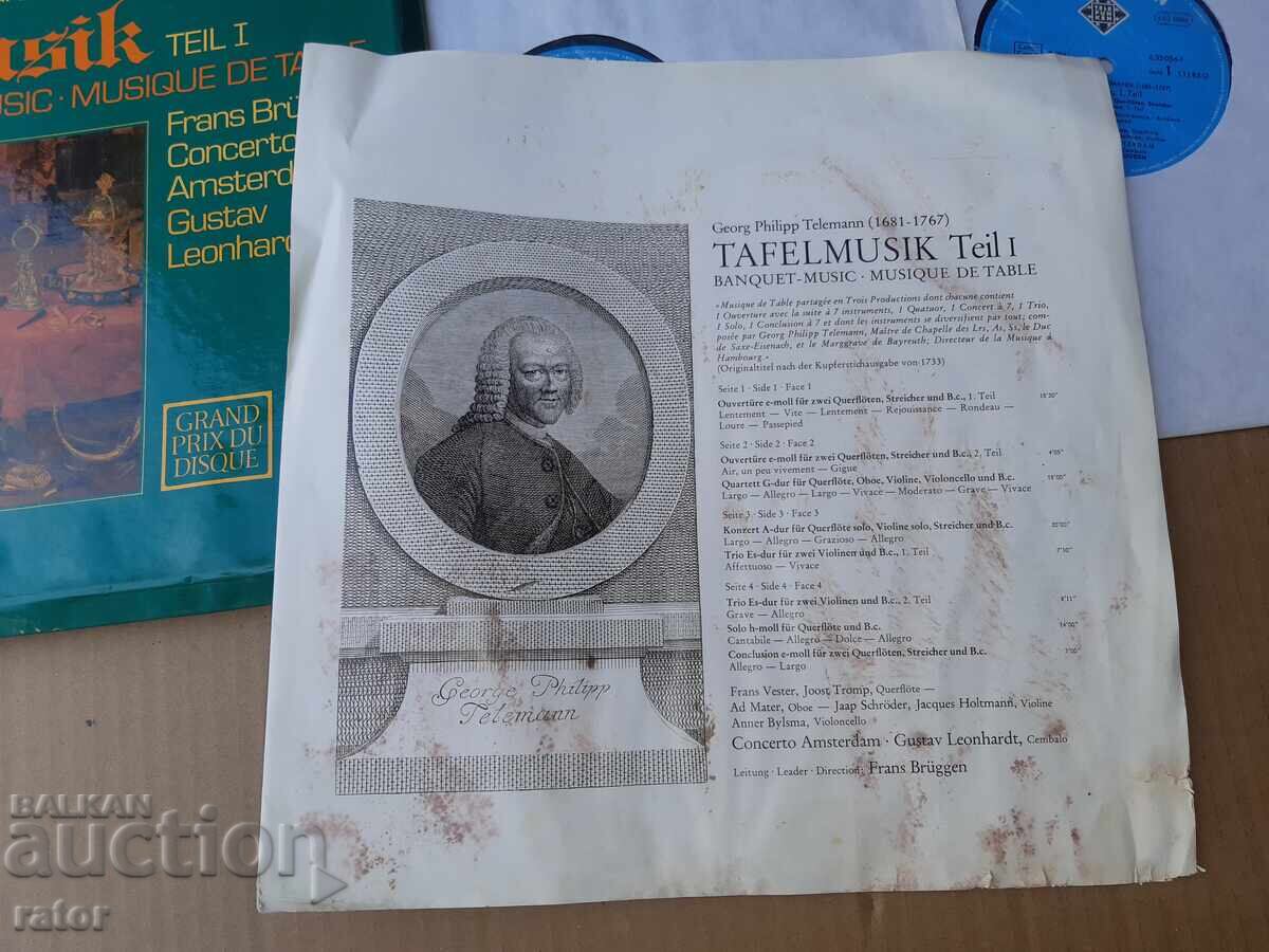 Δίσκοι - 2 τεμάχια, δίσκος, κλασική μουσική, TELEMANN - σαν καινούργιοι - 6