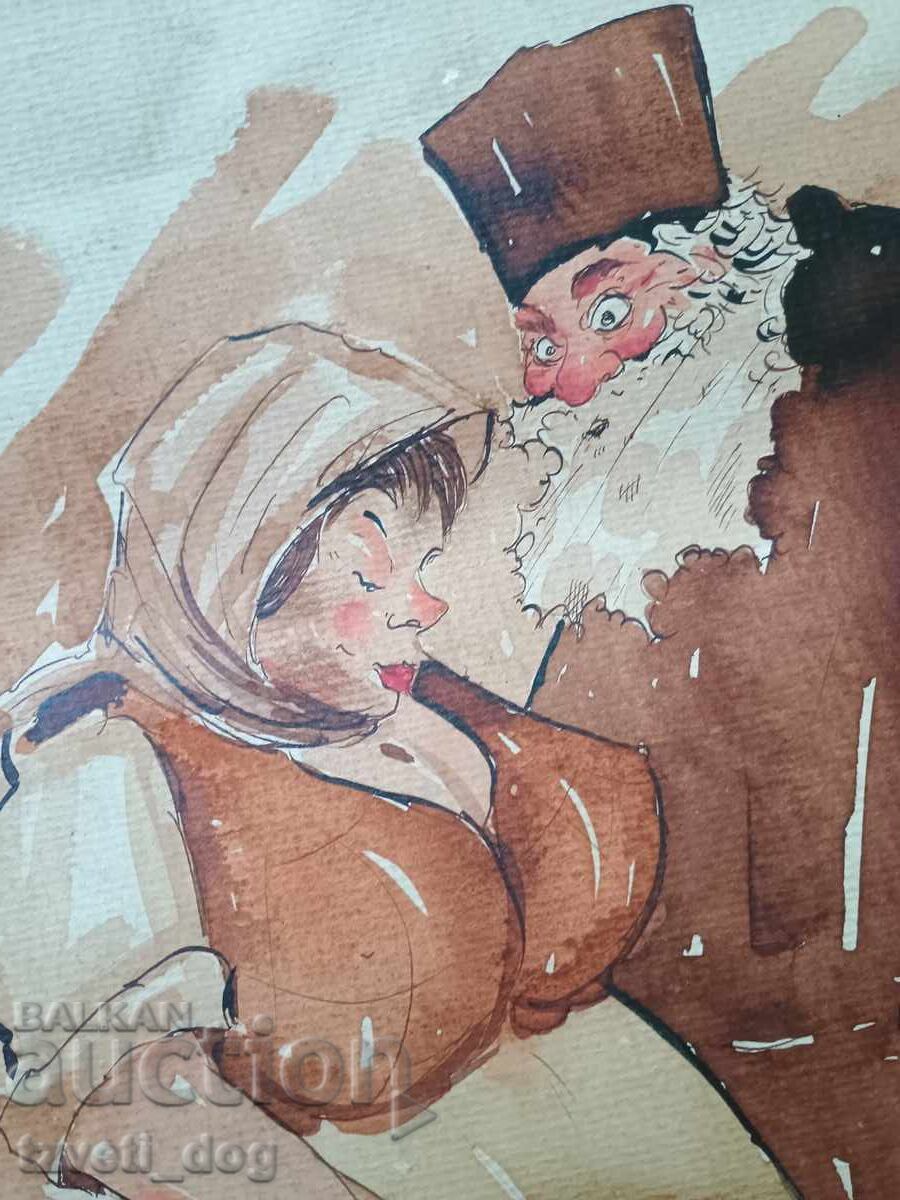 Old Watercolor, Chudomir '61 with price € 153.00 | 299.24 BGN