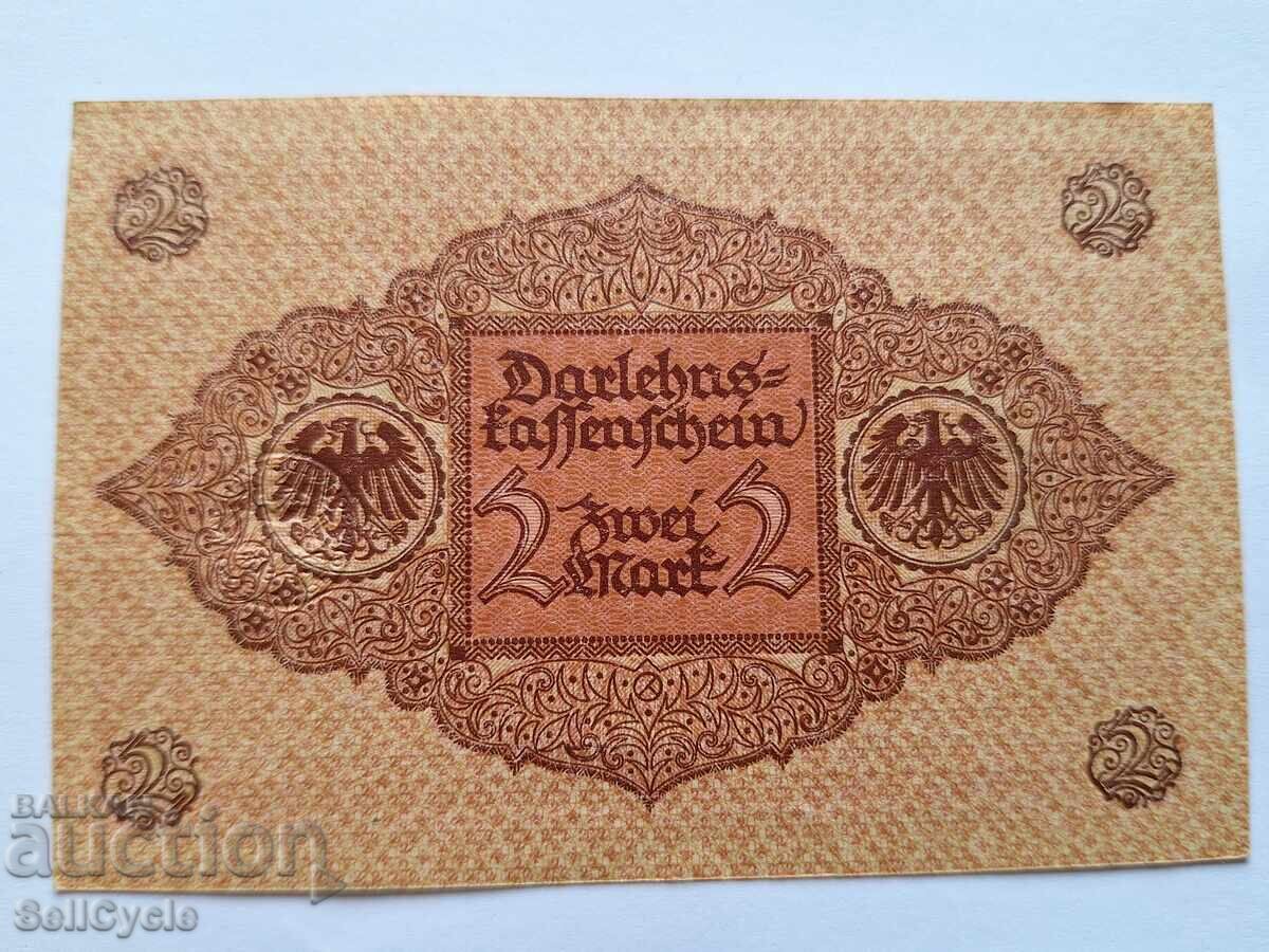 ✅GERMANIA - 2 mărci 1920 - UNC❗ cu preț € 2.00 | 3.91 BGN