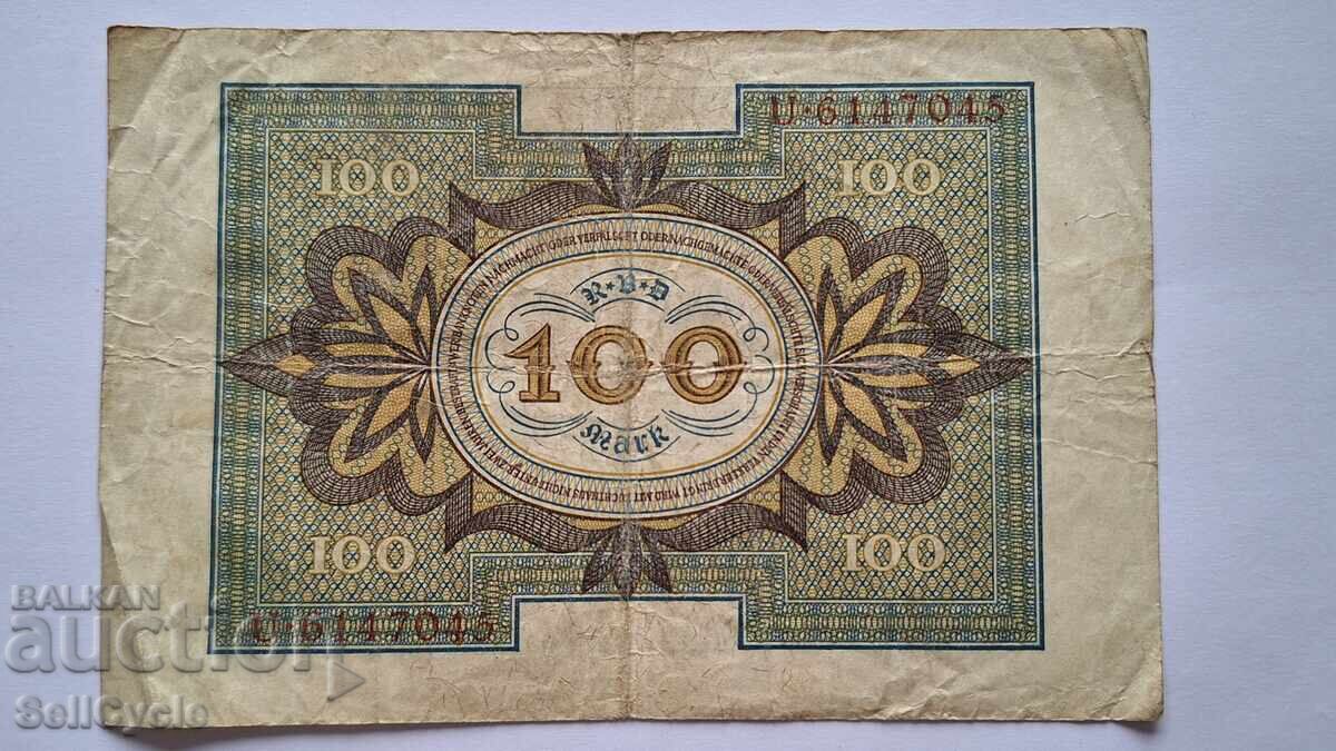 ✅ΓΕΡΜΑΝΙΑ - 100 μάρκα 1920❗ με τιμή € 1.00 | 1.96 BGN