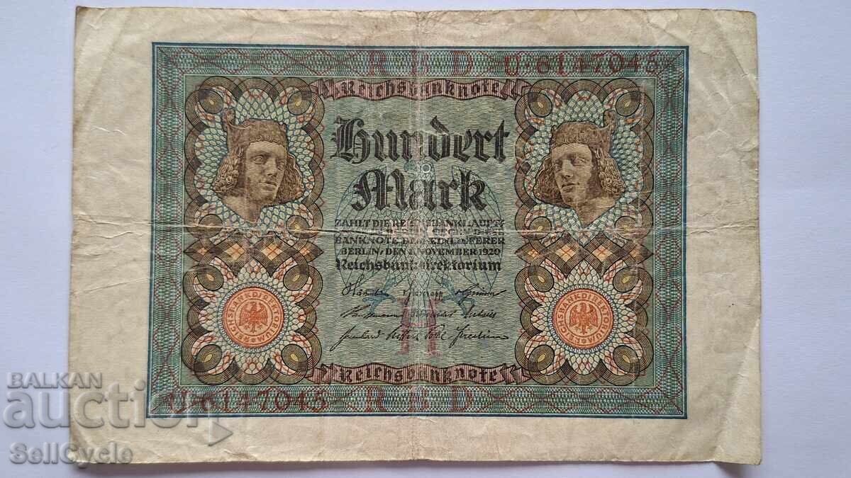 ✅ΓΕΡΜΑΝΙΑ - 100 μάρκα 1920❗