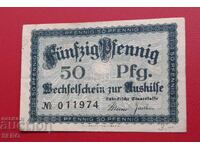 Τραπεζογραμμάτιο-Γερμανία-Σλέσβιχ-Χολστάιν-Lübeck-50 pfennig 1920