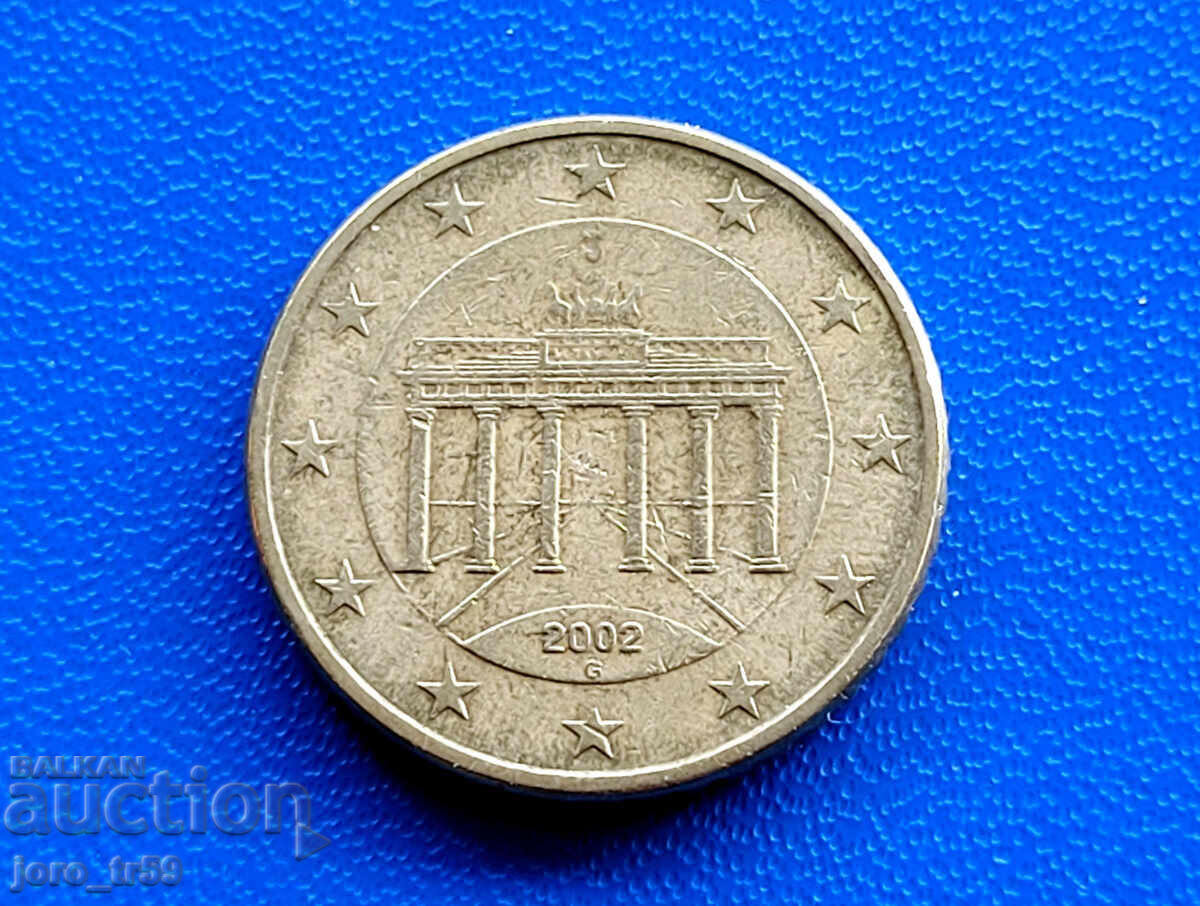 Γερμανία 50 λεπτά του ευρώ 2002G