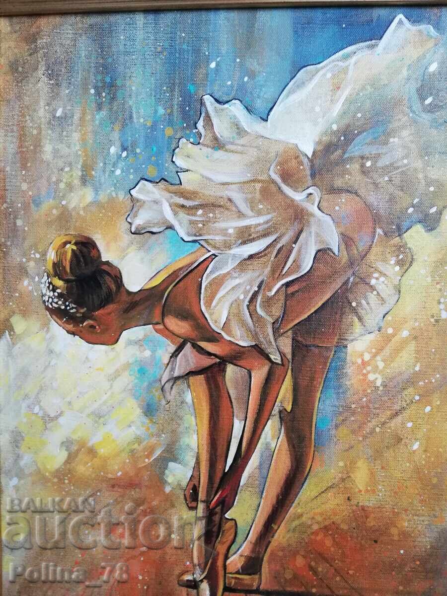 Ballerina painting with price € 120.00 | 234.70 BGN