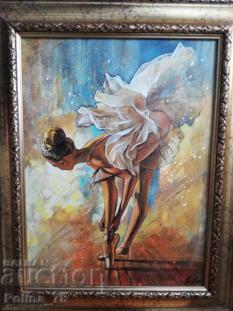 Ballerina painting