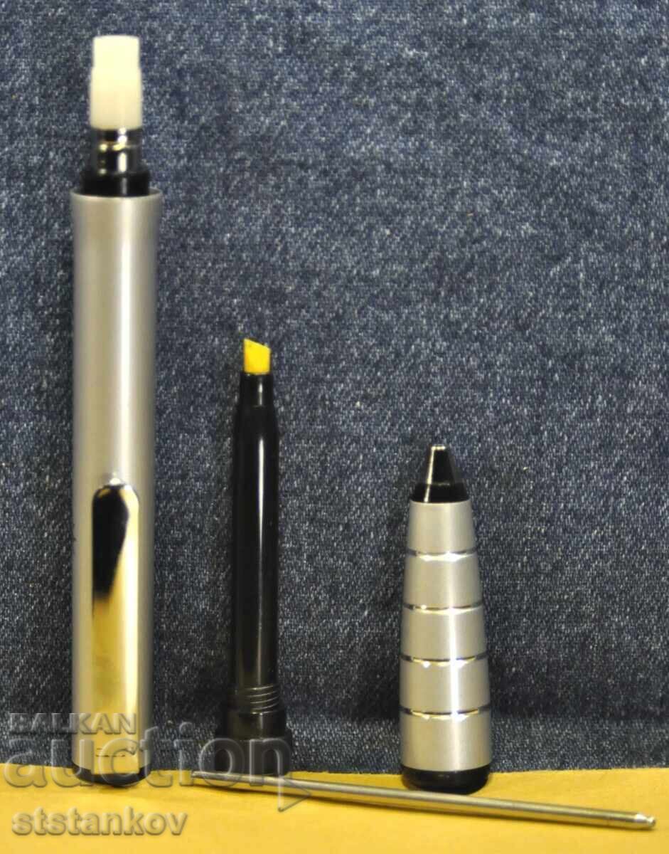 Auction  "UMA" 0-2622 Silver tone & CT 2 in 1 German Ballpoint pen