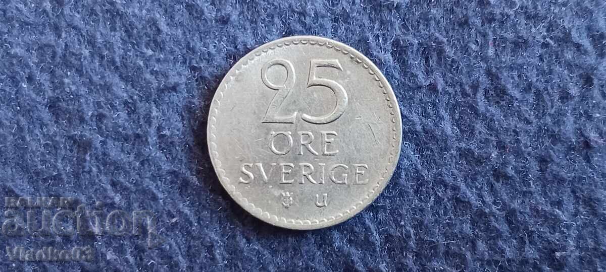 Suedia 25 öre 1964