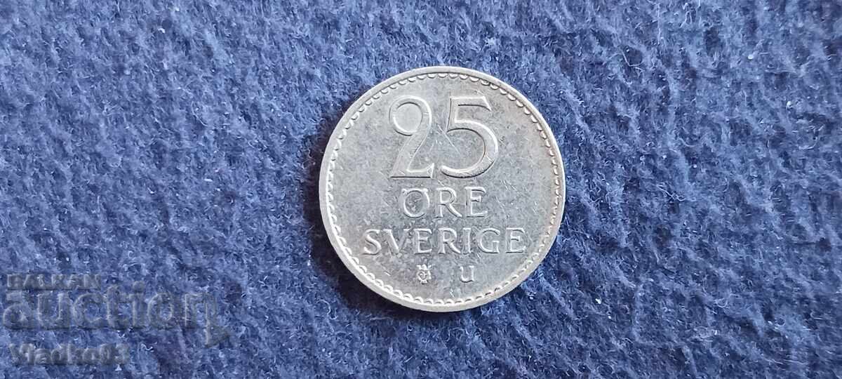 Suedia 25 öre 1973