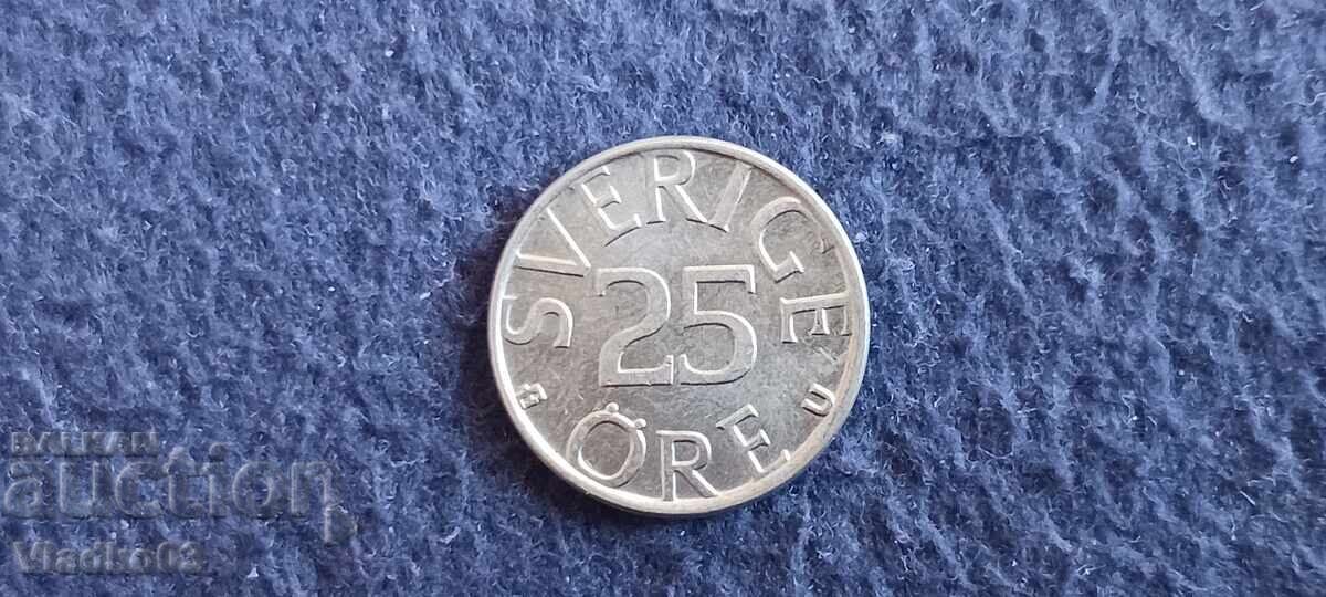 Suedia 25 öre 1980