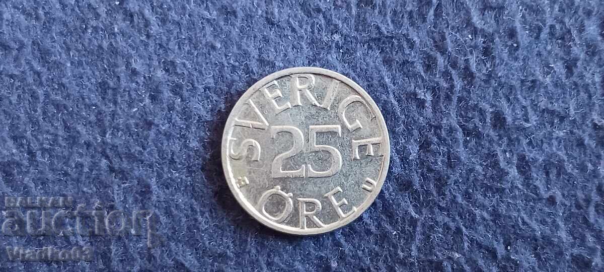 Suedia 25 öre 1982