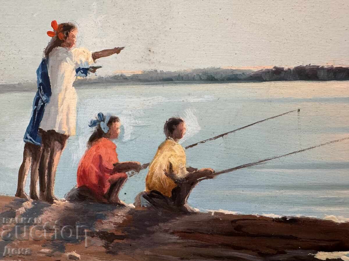 Интересна стара картина с цена € 5.50 | 10.76 лв.