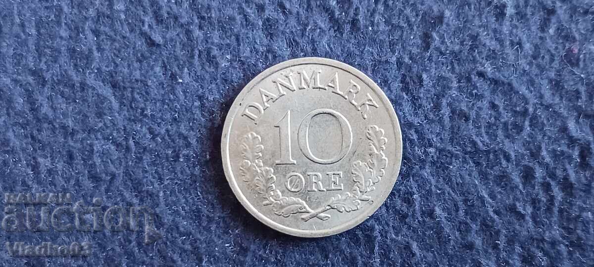 Denmark 10 øre 1972