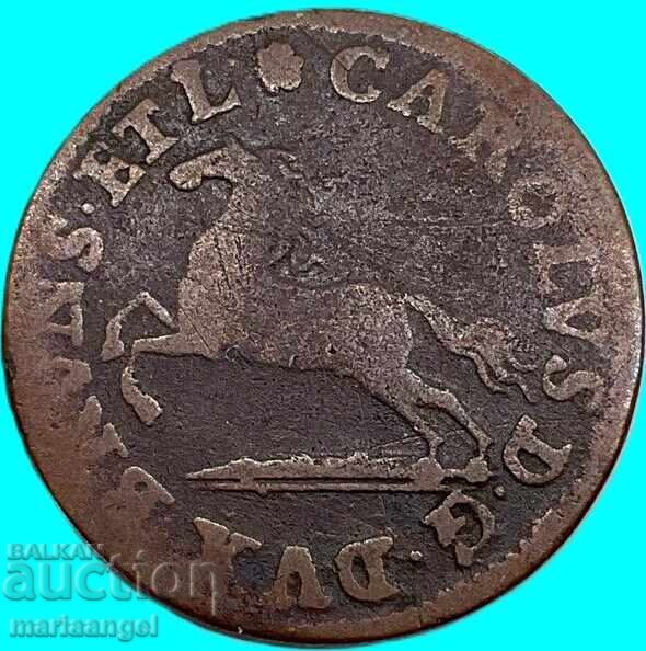 1 pfennig 1765 Braunschweig-Lüneburg Germania ducele Karl - 7