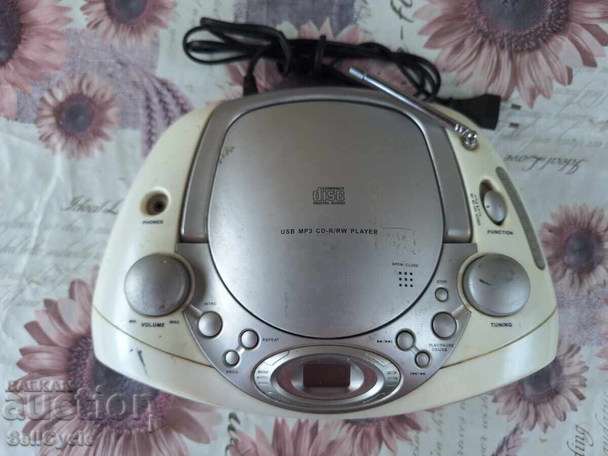 ✅ΡΑΔΙΟΚΑΣΕΤΟΦΩΝΟ ΜΕ CD PLAYER WATSON RP5890MU❗ με τιμή € 7.00 | 13.69 BGN