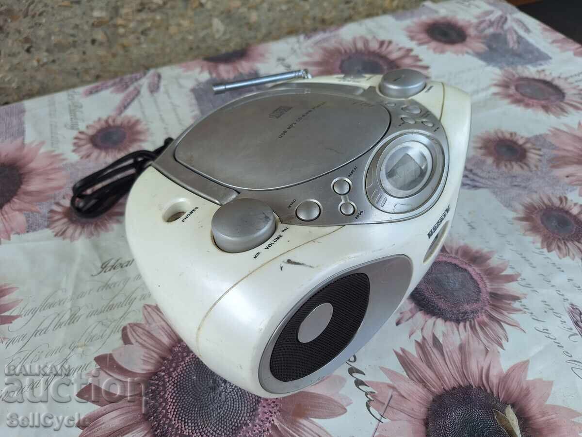 Δημοπρασία ✅ΡΑΔΙΟΚΑΣΕΤΟΦΩΝΟ ΜΕ CD PLAYER WATSON RP5890MU❗
