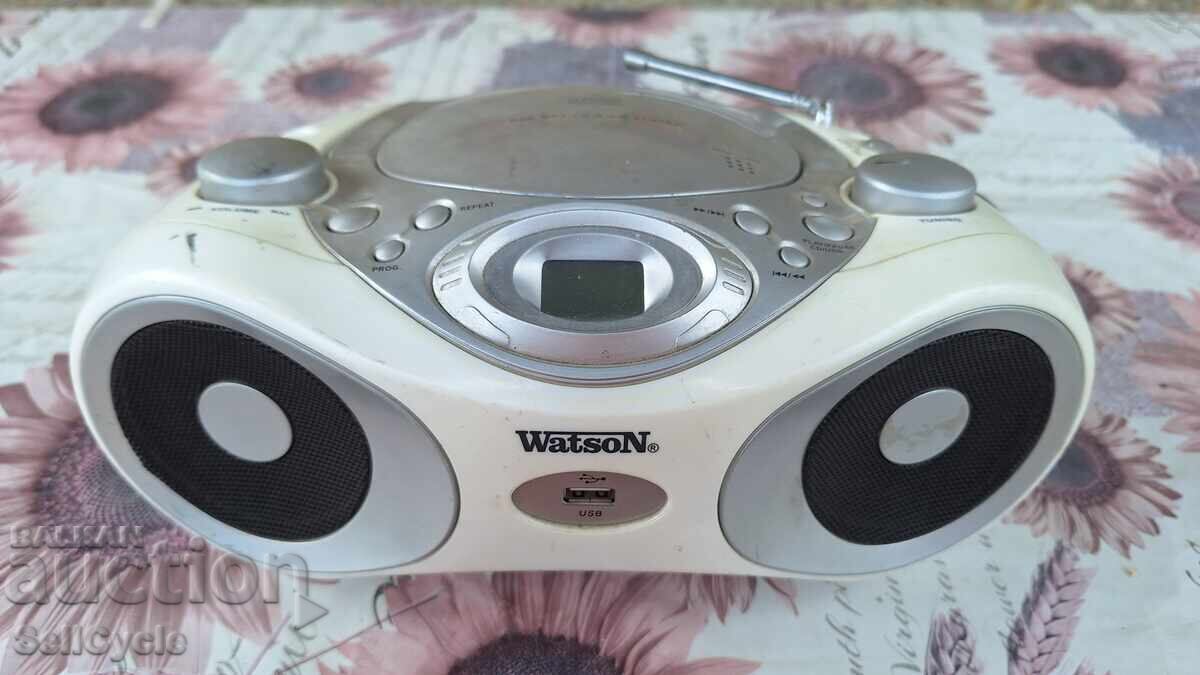 ✅ΡΑΔΙΟΚΑΣΕΤΟΦΩΝΟ ΜΕ CD PLAYER WATSON RP5890MU❗