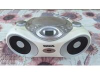✅RADIO CASSETTE PLAYER WITH CD PLAYER WATSON RP5890MU❗
