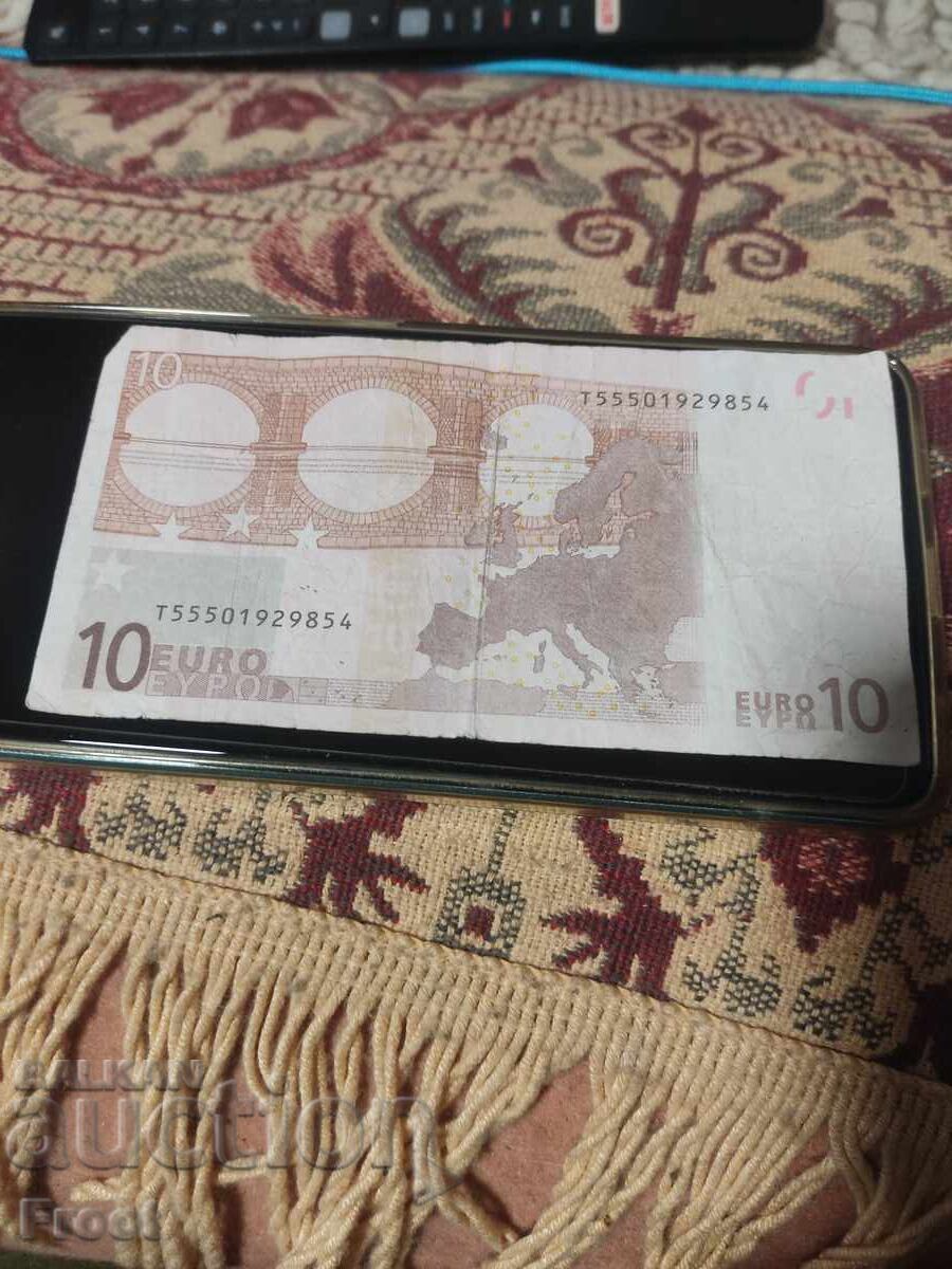 10 euro din 2002 cu preț € 15.00 | 29.34 BGN