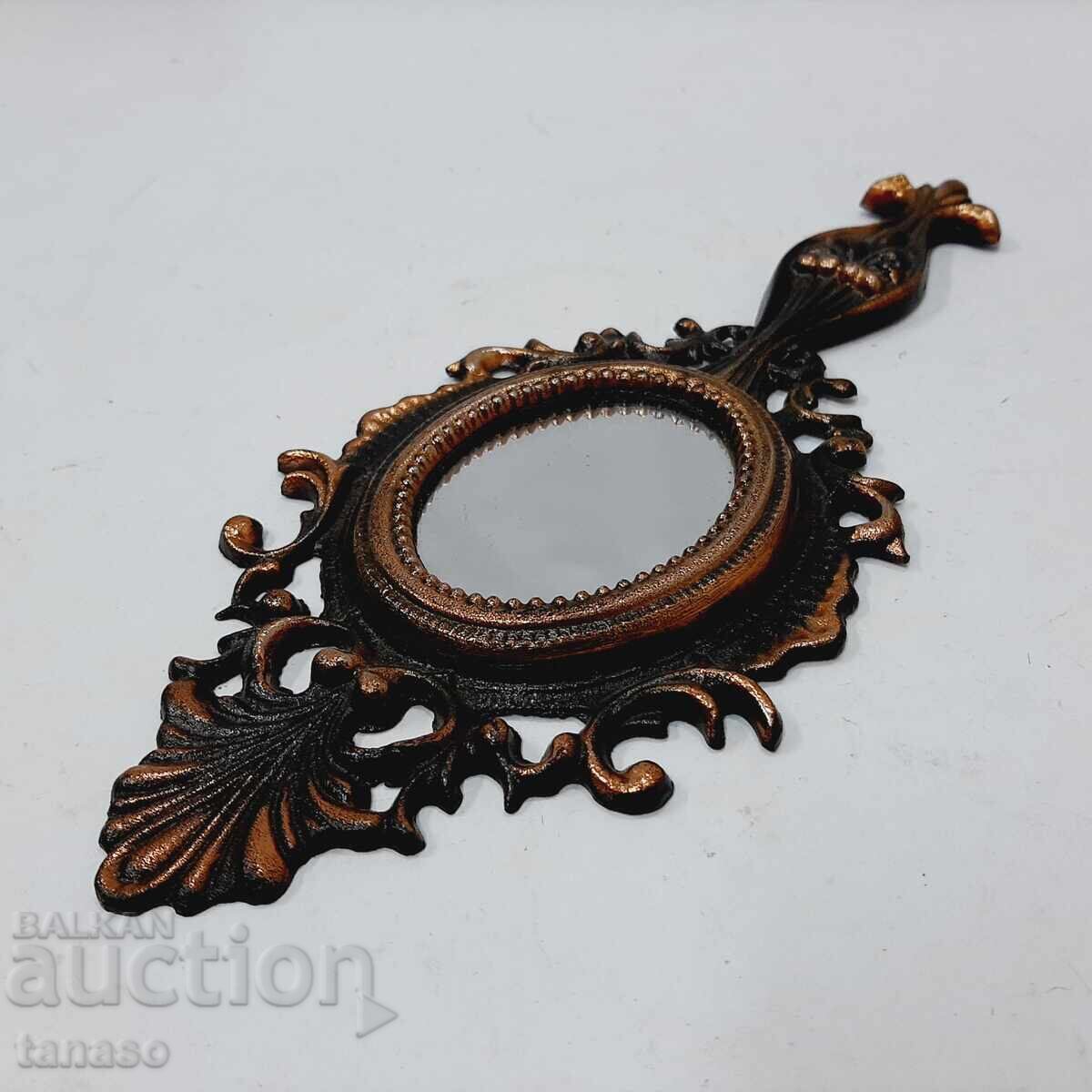 Oglindă barocă franceză lucrată manual (15.4)