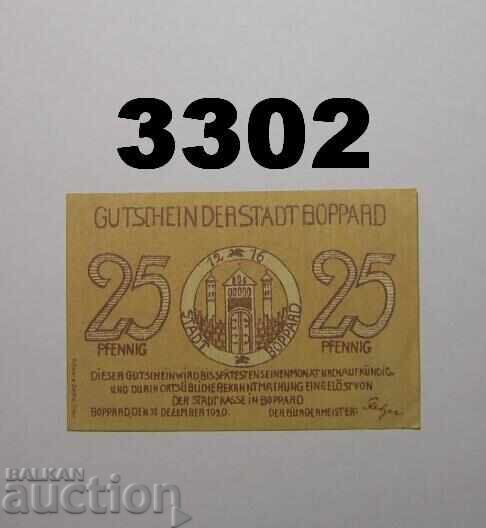 Boppard 25 pfennig 1920 Германия