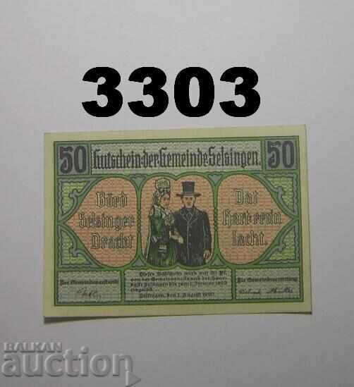 Selsingen 50 pfennig 1920 Германия