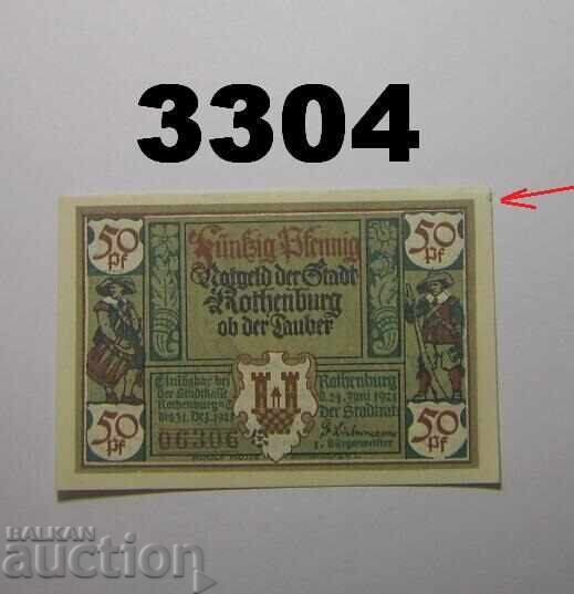 Rothenburg o. T. 50 pfennig 1921 Германия