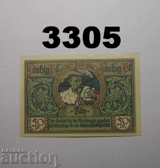 Rothenburg o. T. 50 pfennig 1921 Германия с цена € 1.00 | 1.96 лв.