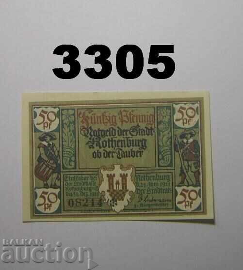 Rothenburg o. T. 50 pfennig 1921 Германия