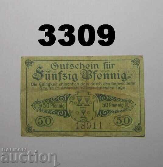 Staufen i Br. 50 pfennig 1918 Γερμανία με τιμή € 1.50 | 2.93 BGN
