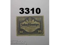 Stollberg 10 pfennig 1920 Germania