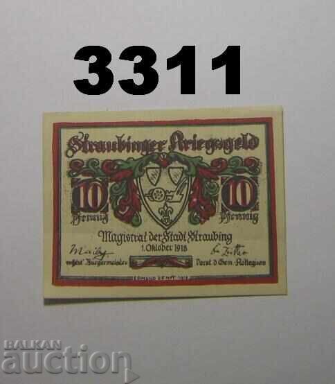 Straubing 10 pfennig 1918 (Bis 1921) с цена € 1.00 | 1.96 лв.