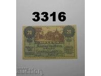 Laxenburg 20 heller până în 1920 Austria