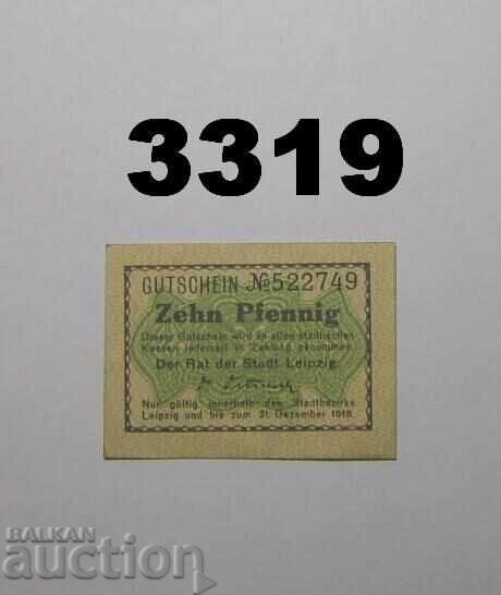 Λειψία 10 πένιγκ έως το 1918 Γερμανία