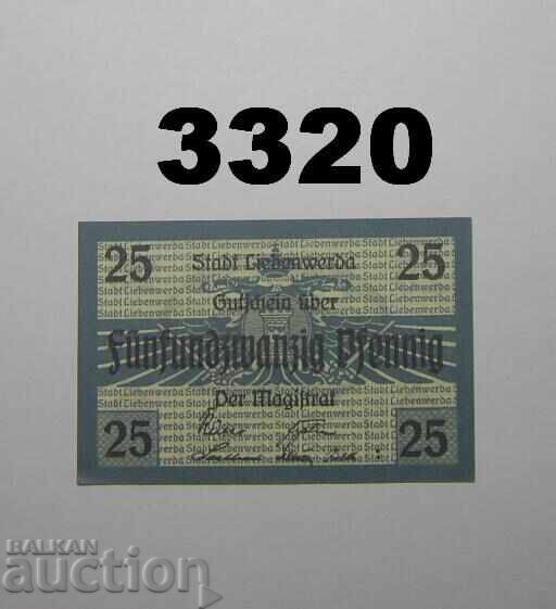 Liebenwerda 25 pfennig Notgeld Γερμανία