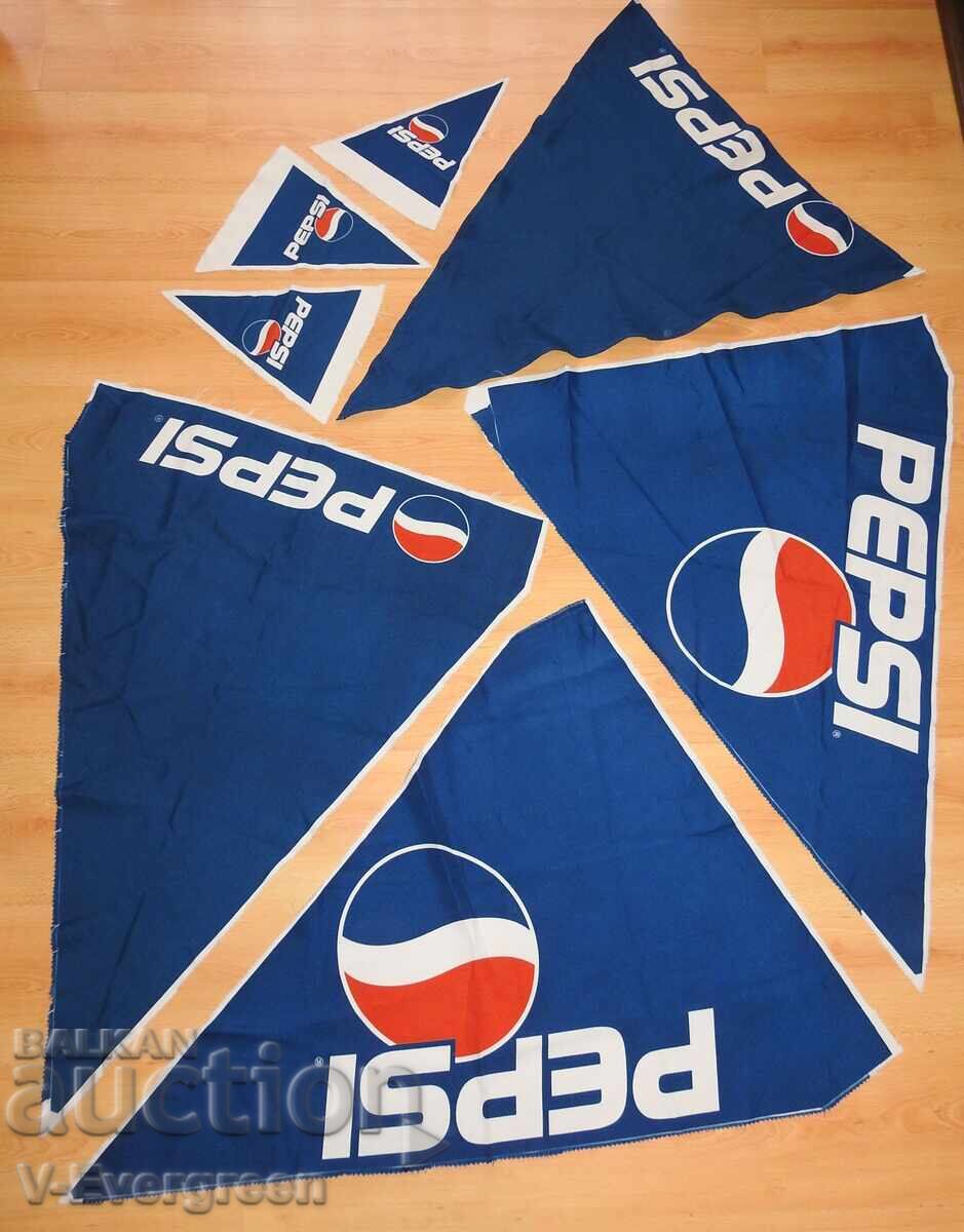 Стари рекламни текстилни покривки на Пепси Pepsi с цена € 0.30 | 0.59 лв.