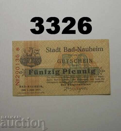 Bad Nauheim 50 pfennig 1917 Германия