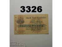 Bad Nauheim 50 pfennig 1917 Germany