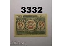 Volkstedt 25 pfennig 1921 Германия