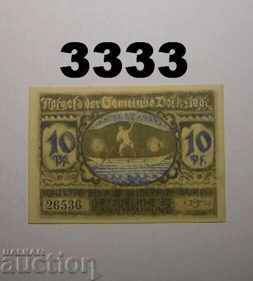 Volkstedt 10 pfennig 1921 Germany with price € 1.40 | 2.74 BGN
