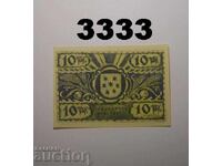 Volkstedt 10 pfennig 1921 Germania