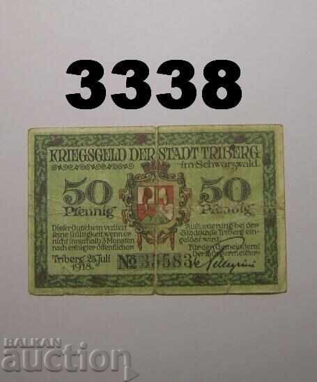 Triberg 50 pfennig 1918 Γερμανία