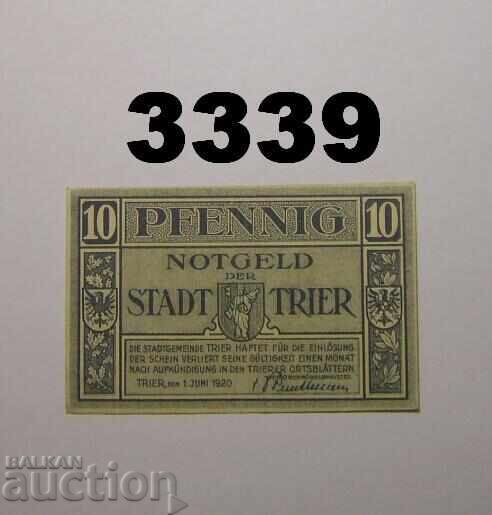 Trier 10 pfennig 1920 Germania