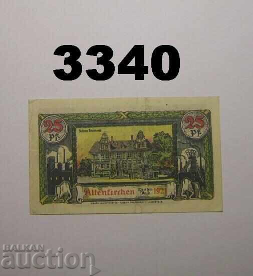 Altenkirchen 25 pfennig 1921 Germania