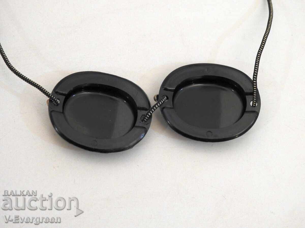 Παράδοση Παλιά προστατευτικά γυαλιά από την εποχή του σοσιαλισμού