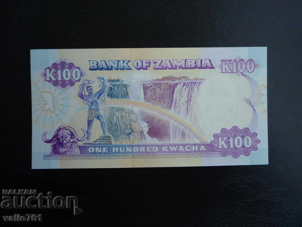 ZAMBIA 100 KWACHA 1991 NOU UNC cu preț € 1.50 | 2.93 BGN